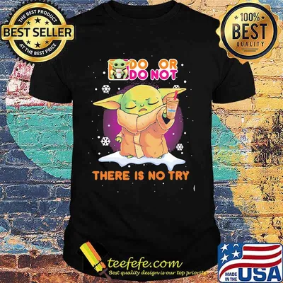 Do Or Do Not There Is No Try Baby Yoda Merry Xmas Shirt
