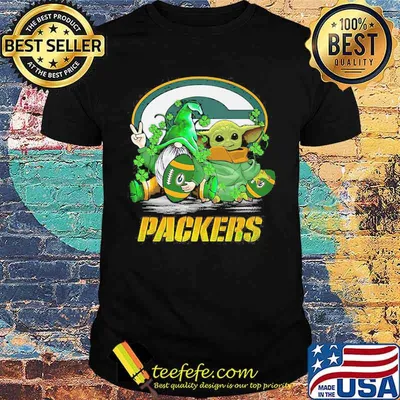 Drawf And Baby Yoda Packers Green Bay Packers Shirt