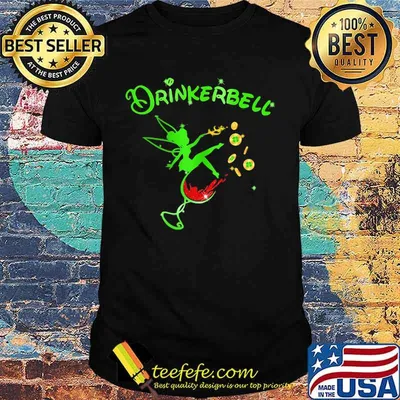 Drinker Bell Wine Angle Patrick’s Day Shirt