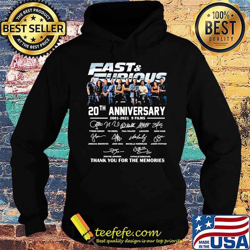Fast And Furious 20 Years 2001 2021 Nice Films Signature Thank You For The Memories Shirt Hoodie Fast And Furious 20 Years 2001 2021 Nice Films Signature Thank You For The Memories Shirt Hoodie