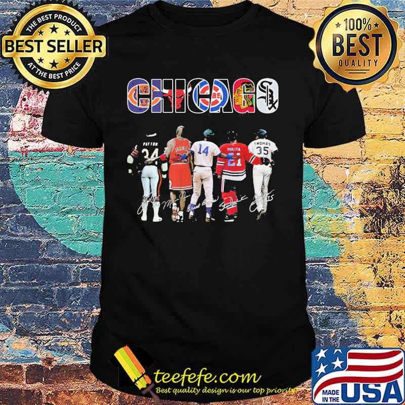 Football Team Chicago Bear Bulls Blackhawks Clubs And White Sox Shirt