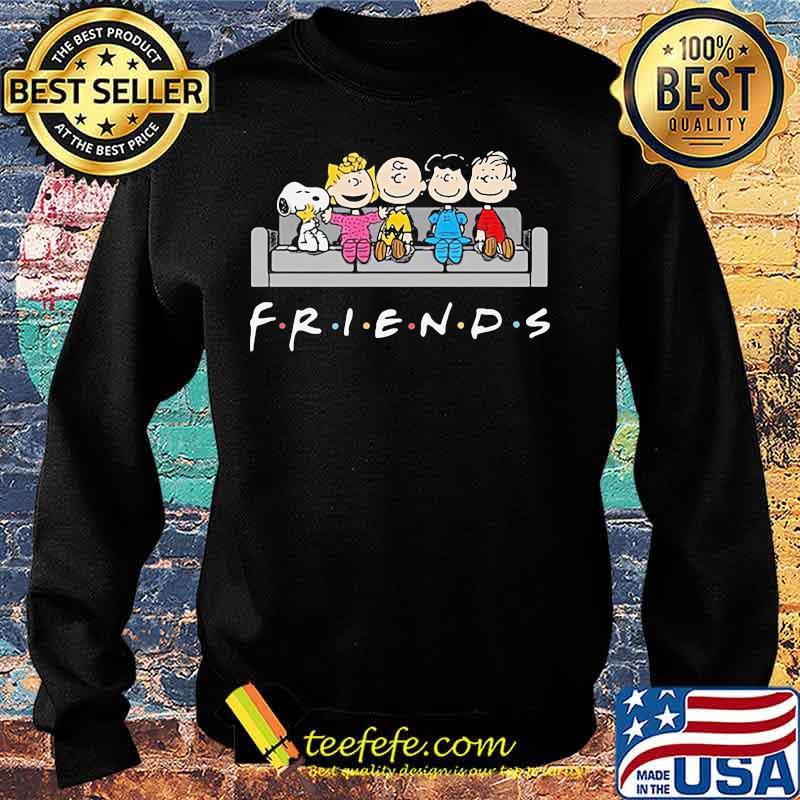 Friends Snoopy With Charlie WoodStock Shirt Sweater Friends Snoopy With Charlie WoodStock Shirt Sweater