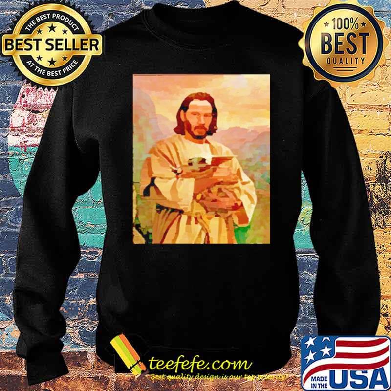 God Keanu Reeves Hug Baby Yoda s Sweater God Keanu Reeves Hug Baby Yoda s Sweater