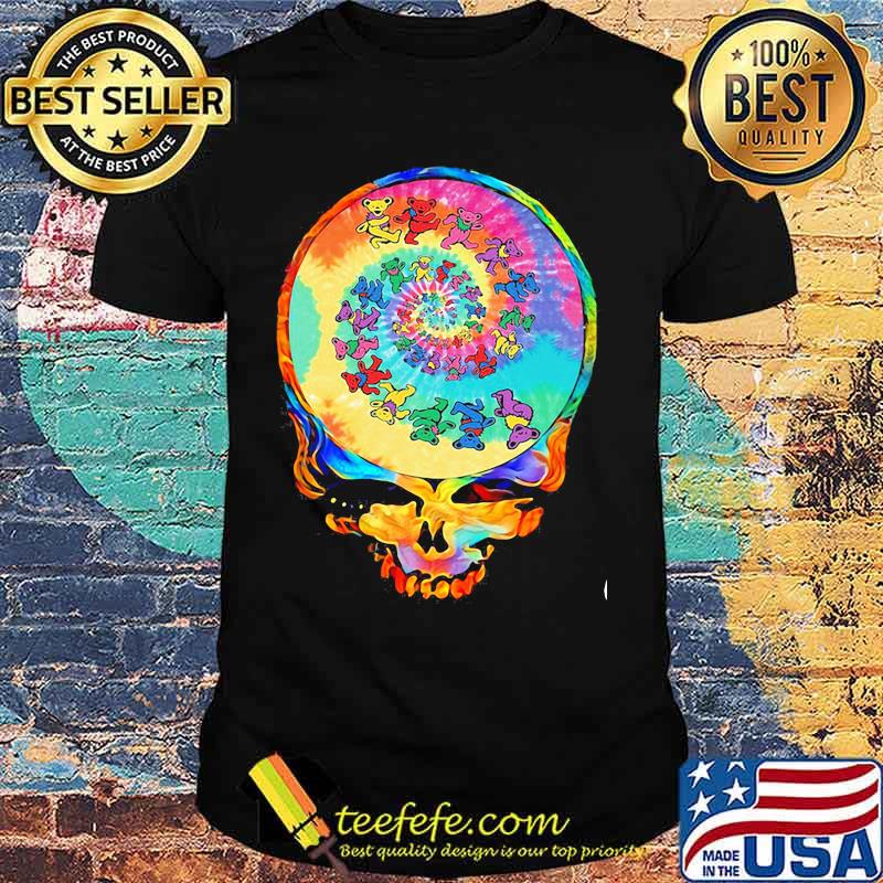 Grateful Dead Dancing Bear Skull Shirt