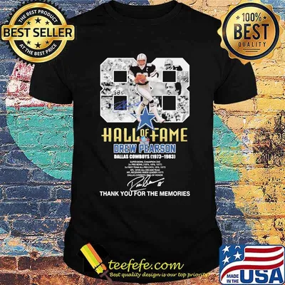 Halll Of Fame Drew Pearson Dallas Cowboys 1973 - 1983 Thank You For The Memories