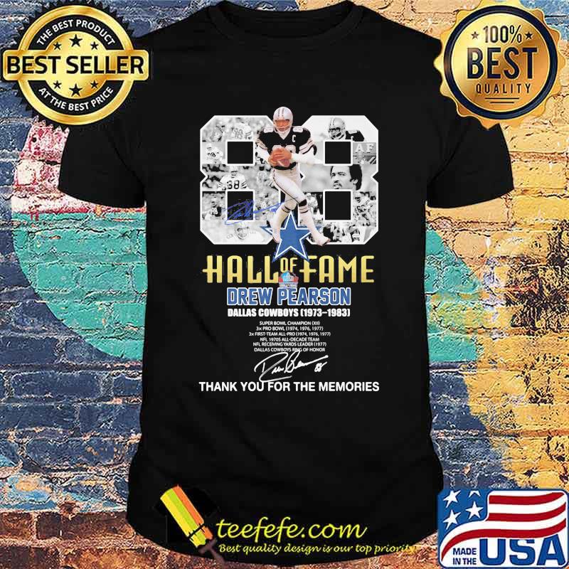 Halll Of Fame Drew Pearson Dallas Cowboys 1973 - 1983 Thank You For The Memories