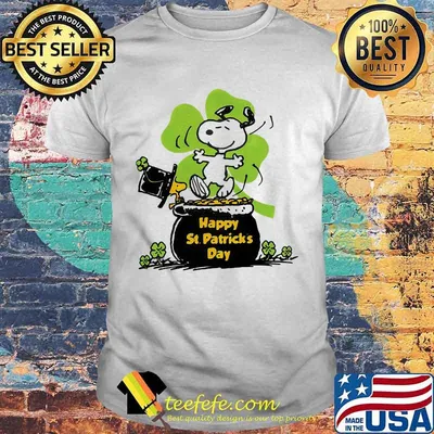 Happy S. Patrick's Day Snoopy Shirt