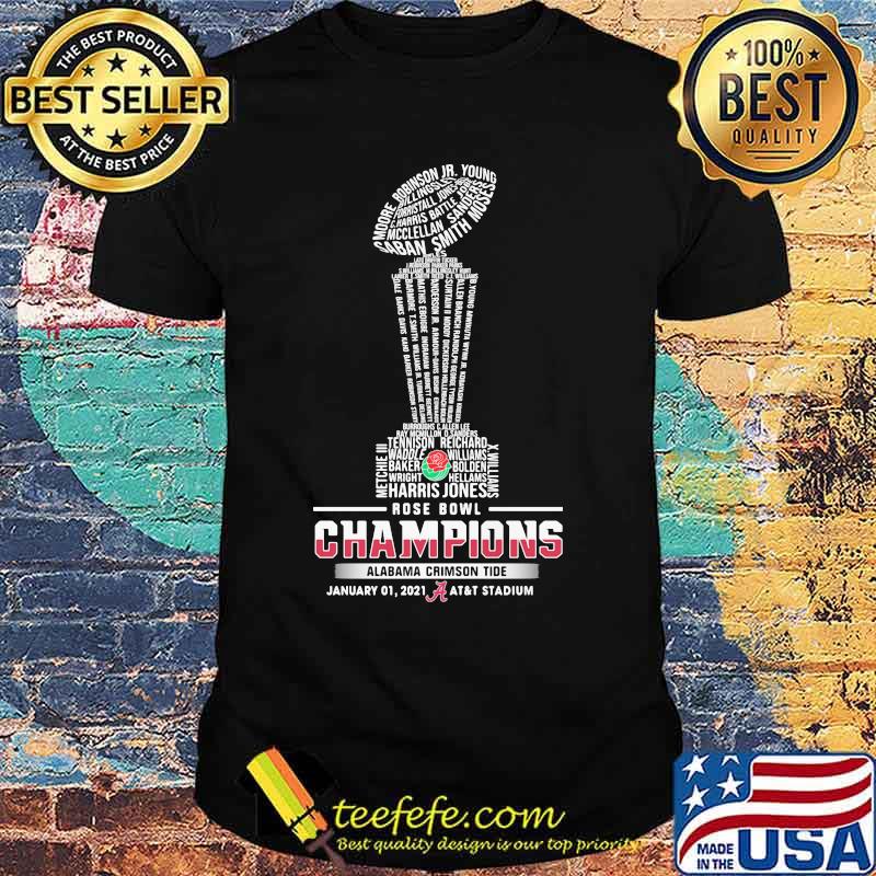 Harris Jones Rose Bowl Champions Alabama Crimson Tide Shirt