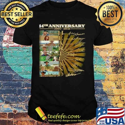 Heartland Movie Character 14th Anniversary 2007 2021 Signatures shirt