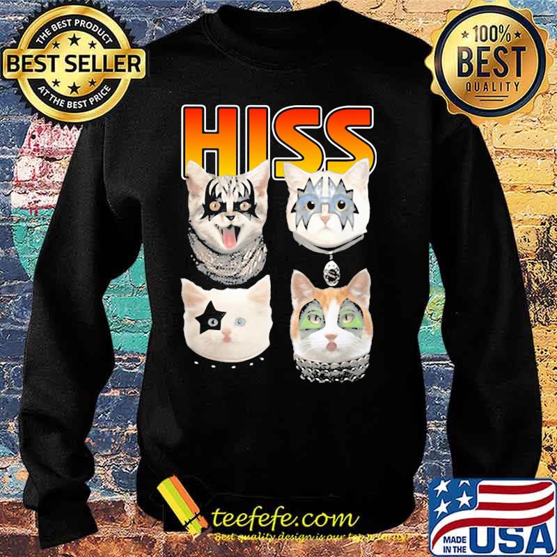 Hiss Cats Kittens Kiss Rock Shirt Sweater Hiss Cats Kittens Kiss Rock Shirt Sweater