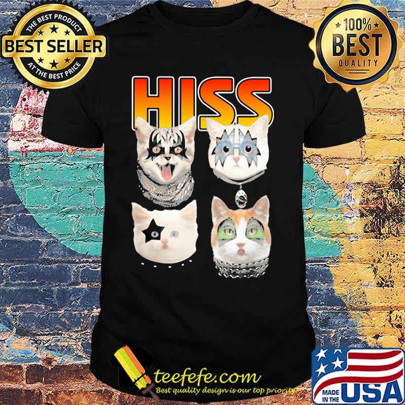 Hiss Cats Kittens Kiss Rock Shirt Hiss Cats Kittens Kiss Rock Shirt