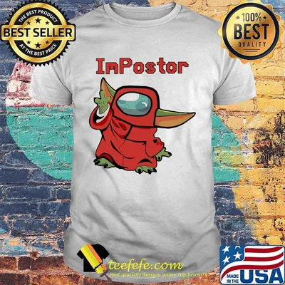 Impostor Among Us Game Baby Yoda Shirt