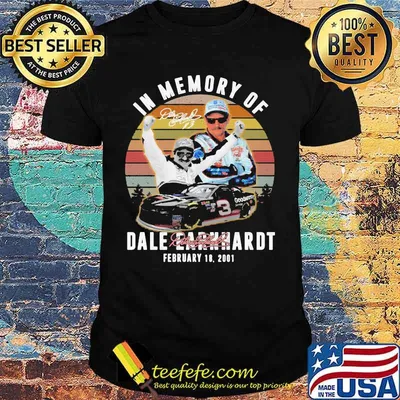 In Memory Of Dale Earnhardt February Nascar Racing Vintage Shirt