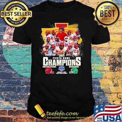 iowa state 2021 fiesta bowl champions iowa state cyclones and oregon ducks shirt