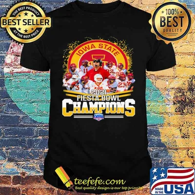 Iowa State Team 2021 Fiesta Bowl Champions shirt
