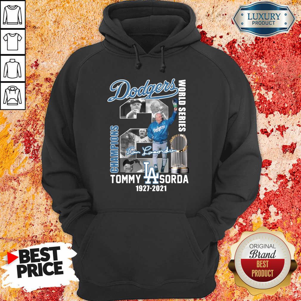 Jaded LA Dodgers World Series Champions 2 Tommy Lasorda Shirt