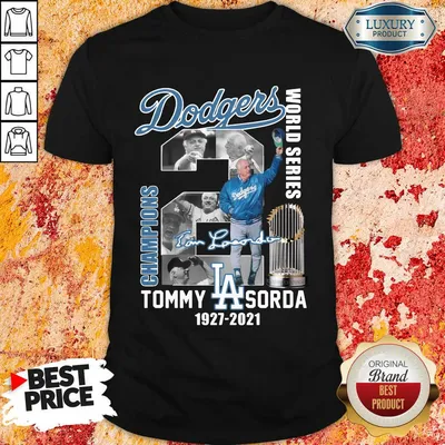 Jaded LA Dodgers World Series Champions 2 Tommy Lasorda Shirt