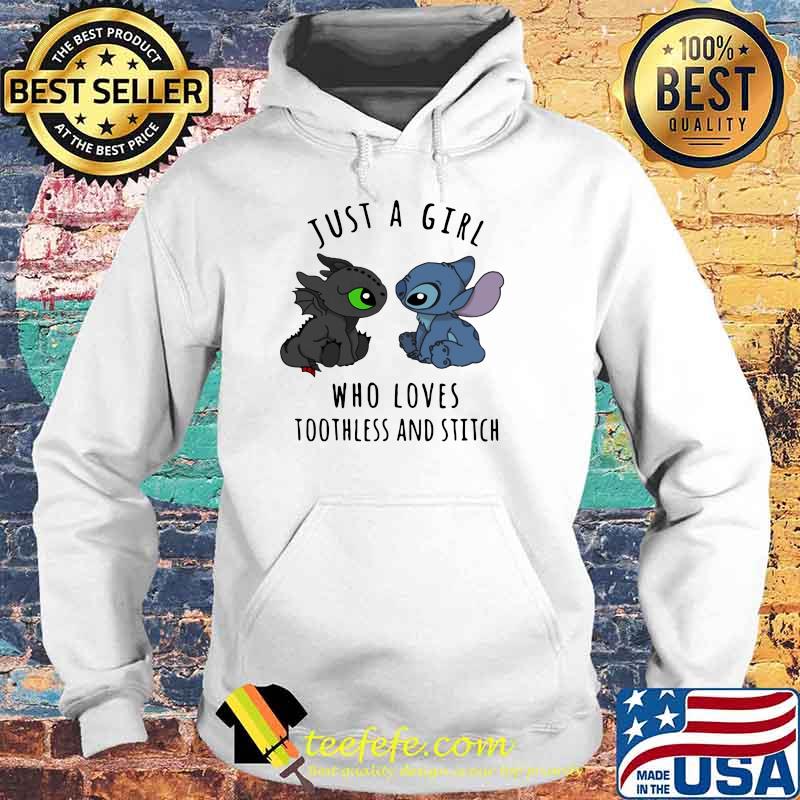 Just A Girl Who Loves Tootless And Stitch Shirt Hoodie Just A Girl Who Loves Tootless And Stitch Shirt Hoodie