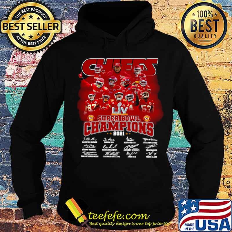 Kansas City Chiefs super Bowl Champions 2021 signatures s Hoodie Kansas City Chiefs super Bowl Champions 2021 signatures s Hoodie