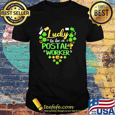 Lucky To Be A Postal Worker Patricks Day ShirtLucky To Be A Postal Worker Patricks Day Shirt