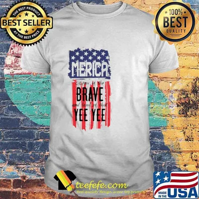 Merica home of the brave and land of that Yee Yee shirt