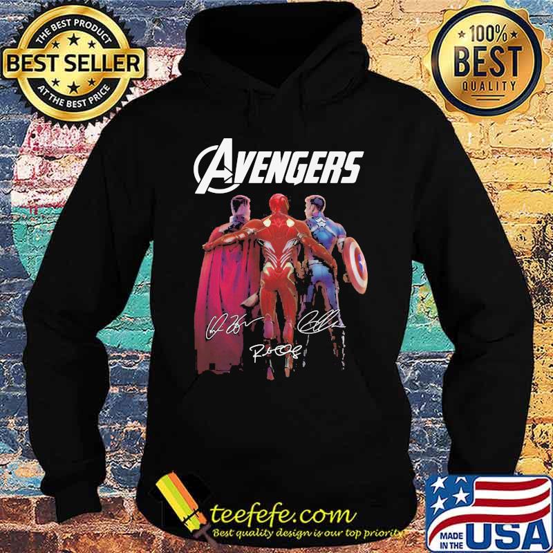 Official Avengers Superhero Signature Shirt Hoodie Official Avengers Superhero Signature Shirt Hoodie