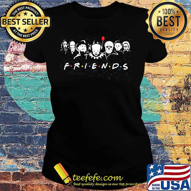 Official Friends Horror Characters Shirt Ladies tee Official Friends Horror Characters Shirt Ladies tee