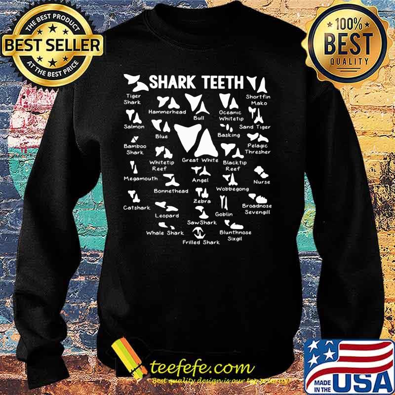 Official Shark Teeth Shirt Sweater Official Shark Teeth Shirt Sweater