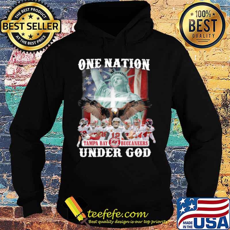 One Nation Tampa Bay Buccaneers Under God 2021 s Hoodie One Nation Tampa Bay Buccaneers Under God 2021 s Hoodie