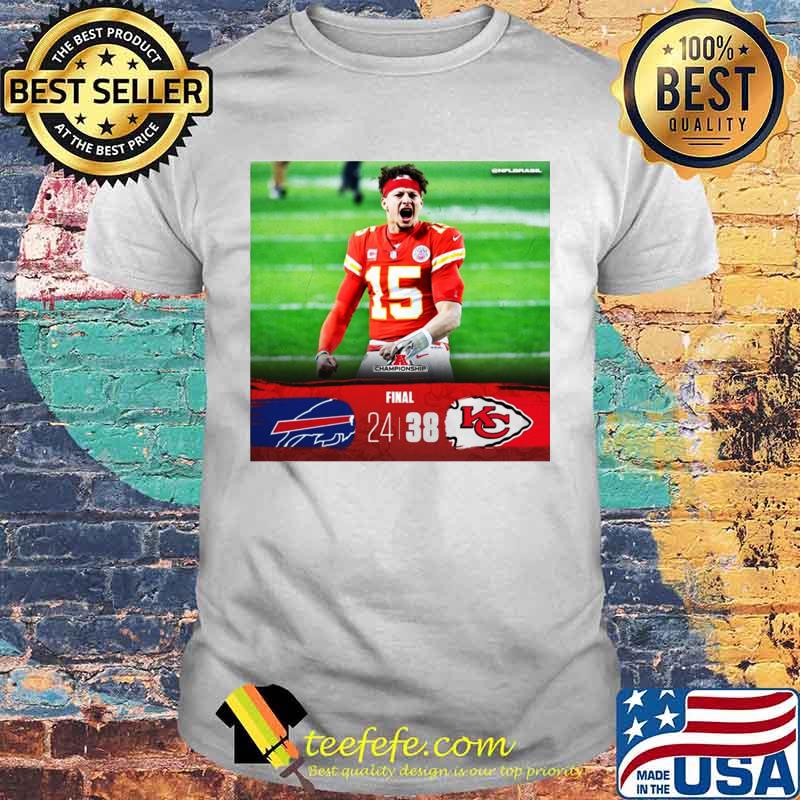 Patrick Mahomes Championship Final Buffalo Bills vs Kansas City Chiefs 2021 shirt