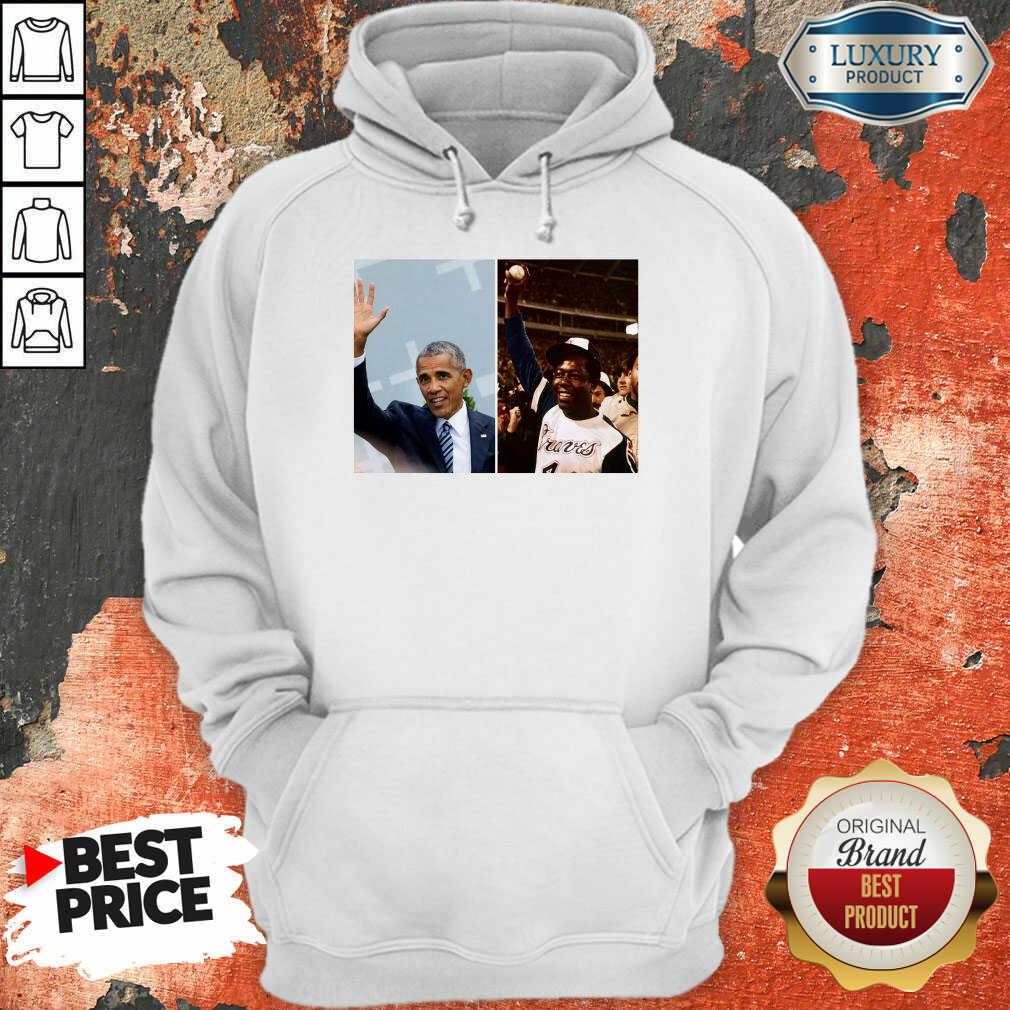 Perfect Barack Obama Lauded Hank Aaron 123 Shirt