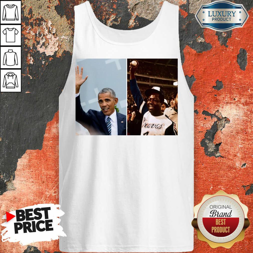 Perfect Barack Obama Lauded Hank Aaron 123 Shirt