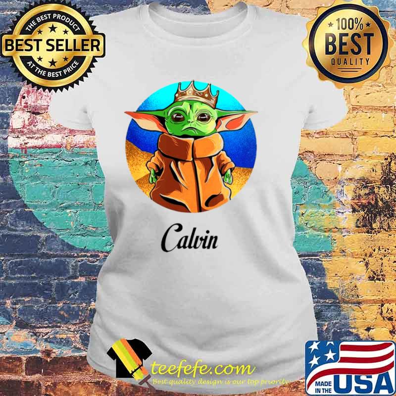 Personalized baby yoda calvin Laides tee Personalized baby yoda calvin Laides tee