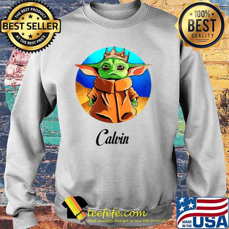 Personalized baby yoda calvin Sweater Personalized baby yoda calvin Sweater