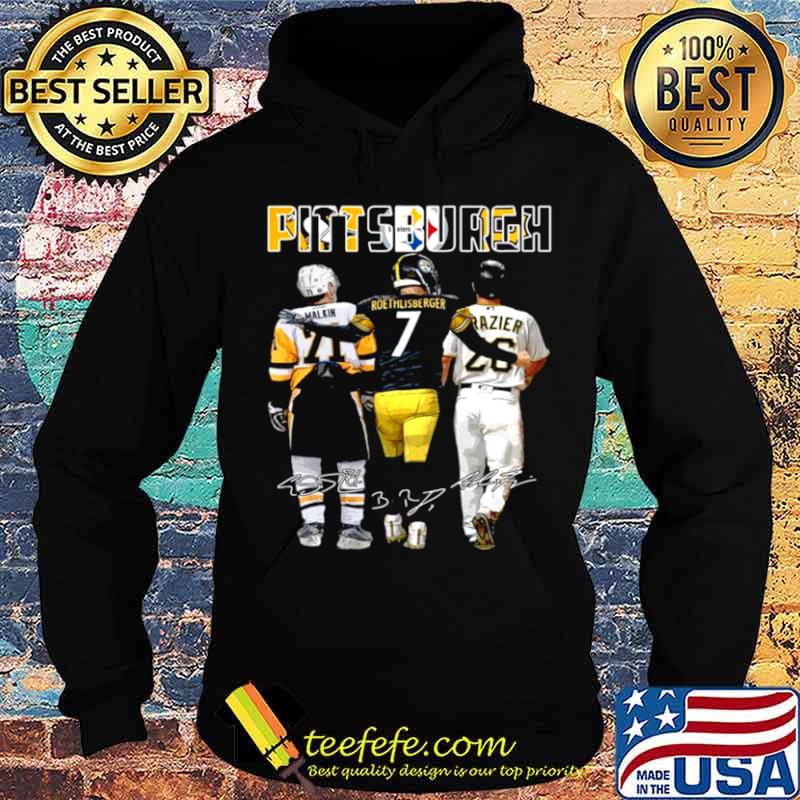 Pittsburgh Sport Malkin Roethlisberger Raizer signatures s Hoodie Pittsburgh Sport Malkin Roethlisberger Raizer signatures s Hoodie