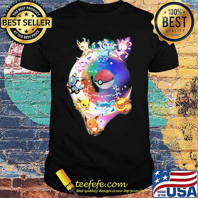 Pokemon Featuring Moonlight Shirt Pokemon Featuring Moonlight Shirt