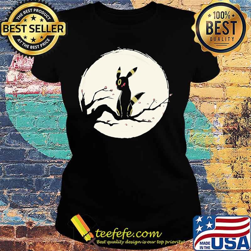 Pokemon Umbreon Featuring Moonlight Shirt Ladies tee Pokemon Umbreon Featuring Moonlight Shirt Ladies tee