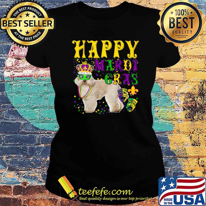 Poodle Dog Mardi Gras Ladies tee Poodle Dog Mardi Gras Ladies tee