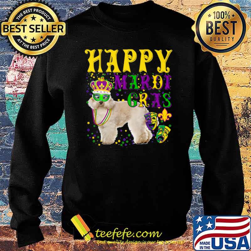 Poodle Dog Mardi Gras Sweater Poodle Dog Mardi Gras Sweater