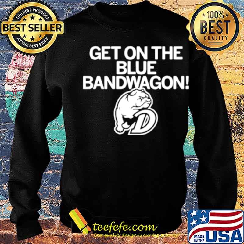 Pug Dog Get On The Blue Bandwagon s Sweater Pug Dog Get On The Blue Bandwagon s Sweater