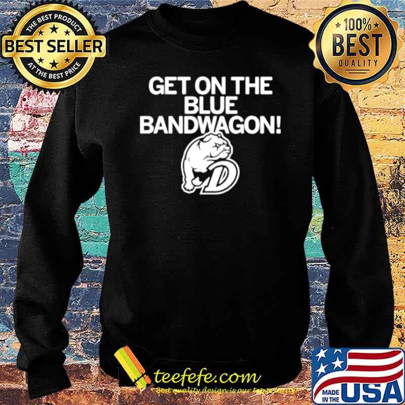 Pug Dog Get On The Blue Bandwagon Sweater Pug Dog Get On The Blue Bandwagon Sweater