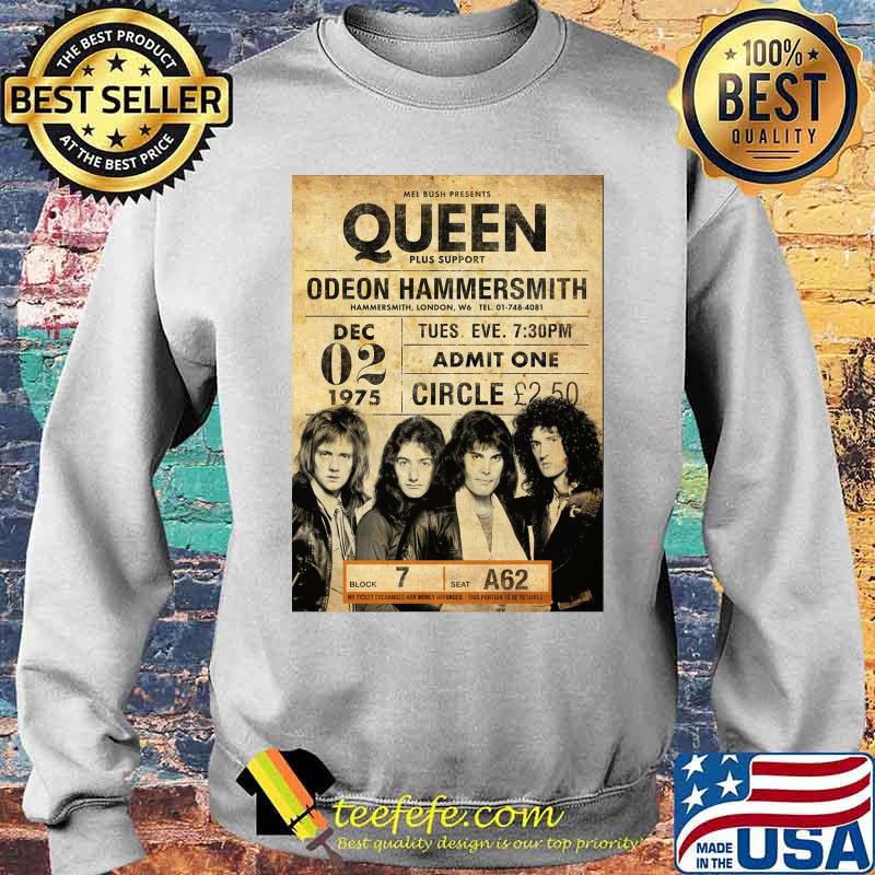 Queen Odeon Hammesmith Admit One Circle Shirt Sweater Queen Odeon Hammesmith Admit One Circle Shirt Sweater