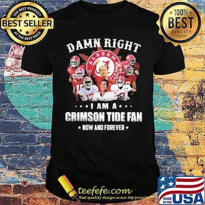 Roll Tide Alabama I Am A Crimson Tide Fan Now And Forever Shirt