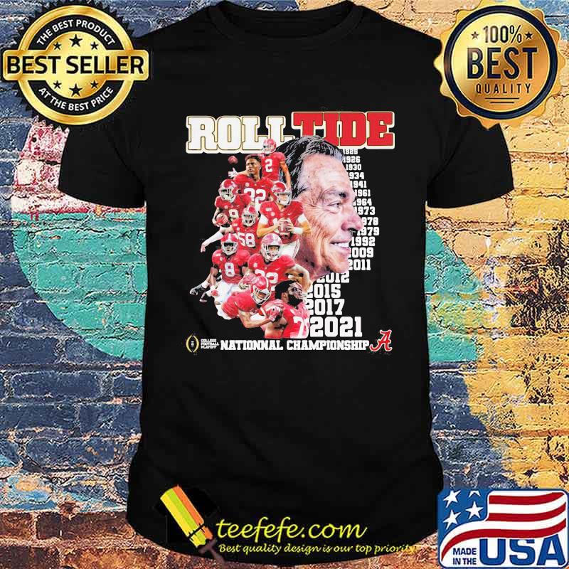 Roll Tide Alabama National Champion rugby Shirt