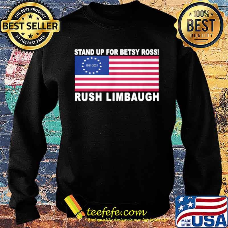 Rush Limbaugh Stand Up For Betsy Ross American Flag Signature Sweater Rush Limbaugh Stand Up For Betsy Ross American Flag Signature Sweater