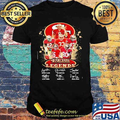 San Francisco 49ers Players Of All Time Signature Shirt