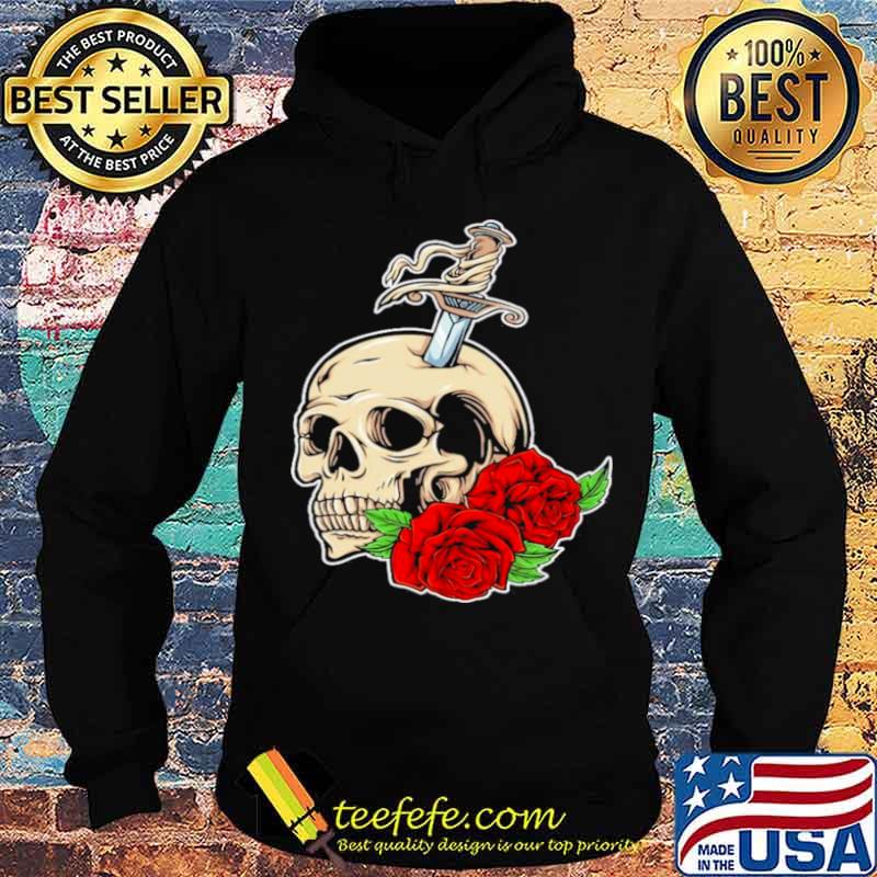 Skull shirt skull roses s Hoodie Skull shirt skull roses s Hoodie