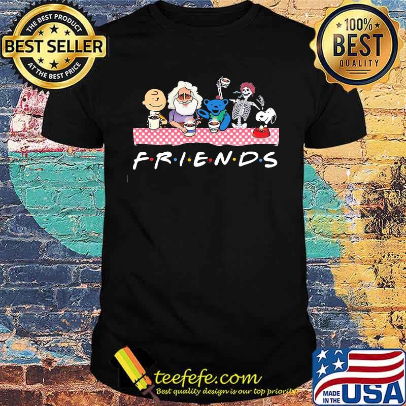 Snoopy And Friends Skull Bear Dead Shirt