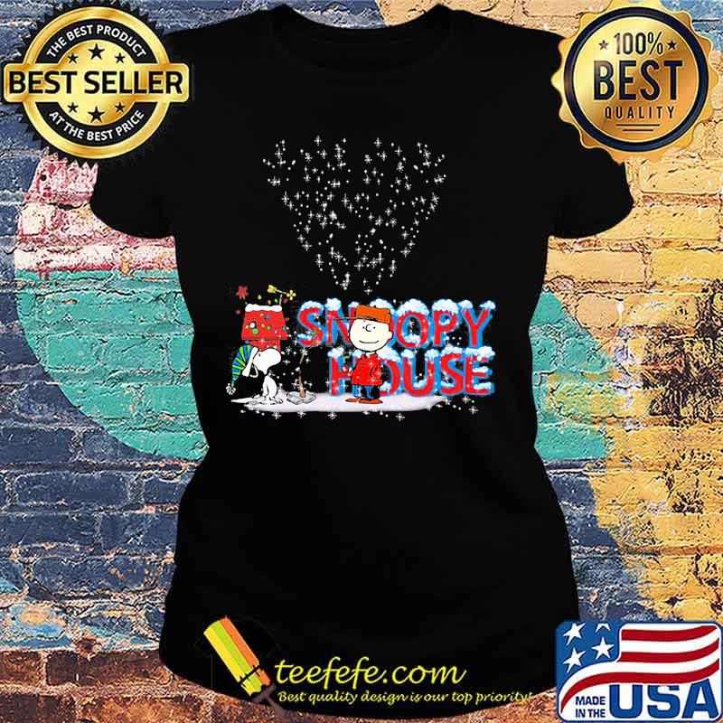 Snoopy House Merry Chistmas Shirt Ladies tee Snoopy House Merry Chistmas Shirt Ladies tee