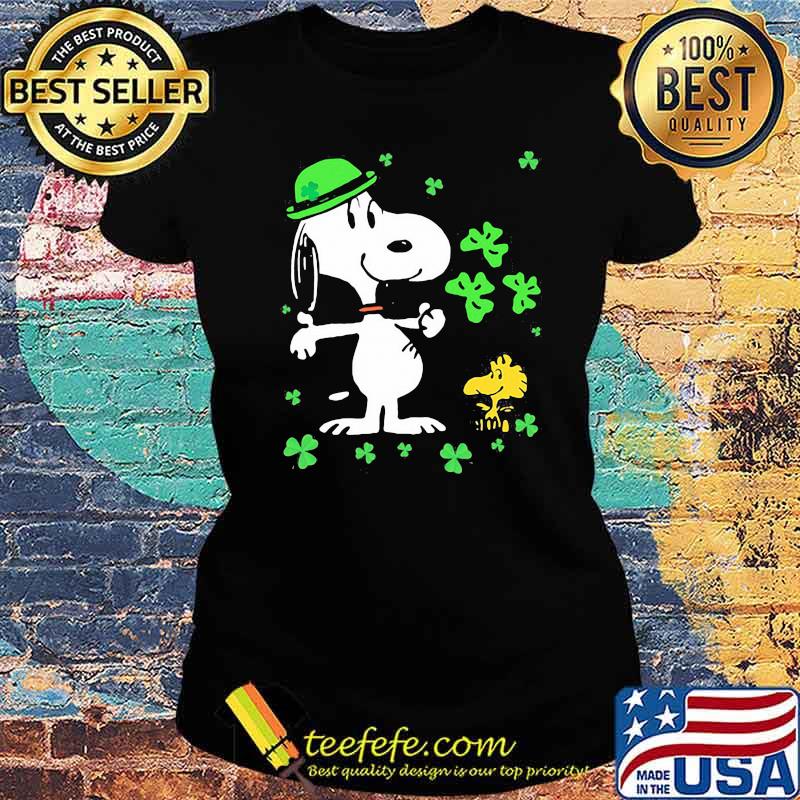 Snoopy Lucky Grass Shirt Ladies tee Snoopy Lucky Grass Shirt Ladies tee